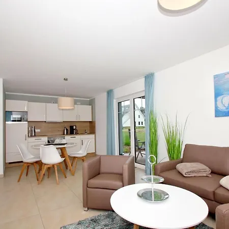 Strandnahe Rex Rugia: Terrasse Mit Ahoi Erlebnisbad-zugang Apartment